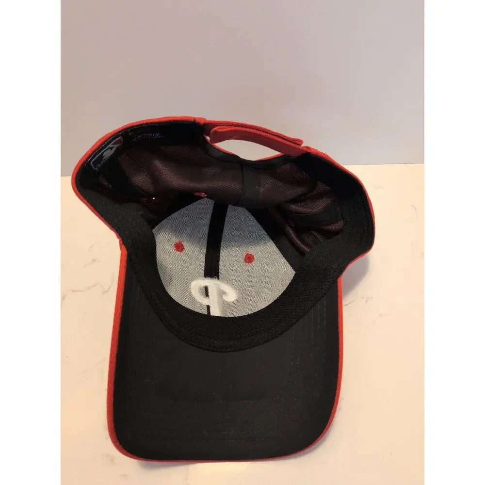 Philadelphia Phillies MLB Baseball Hat Cap OC Sports Red Adjustable Strap Back